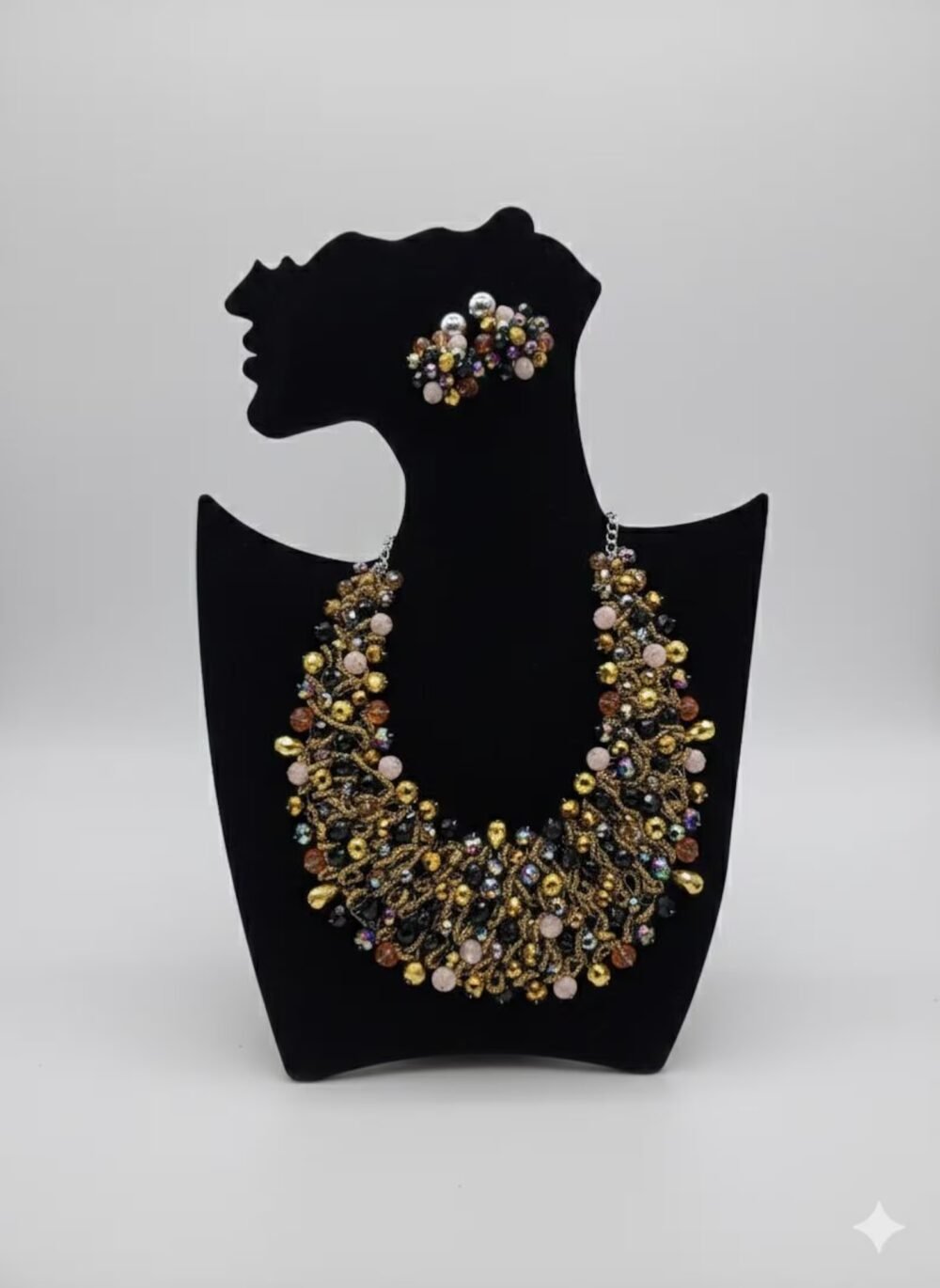 Custom made Glass Beaded Necklace