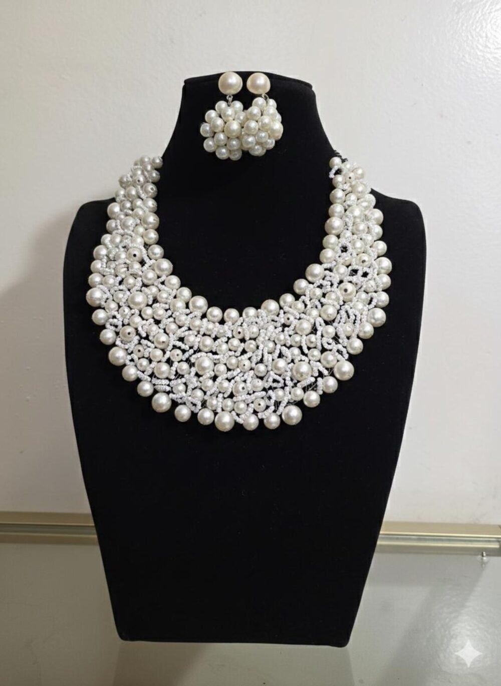 Custom made Glass Beaded Necklace