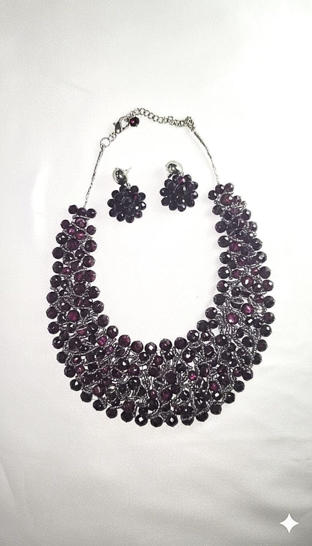 Custom made Glass Beaded Necklace