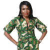 Zuri Zip-up Jumpsuit & Headwrap
