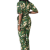 Zuri Zip-up Jumpsuit & Headwrap